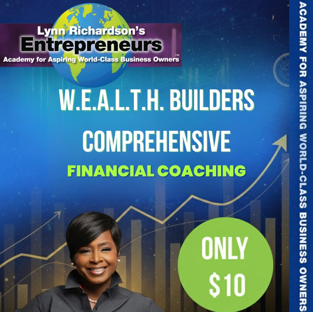 Wealth Builders Comprehensive Financial Coaching - Only $10 After Automatic Discount!