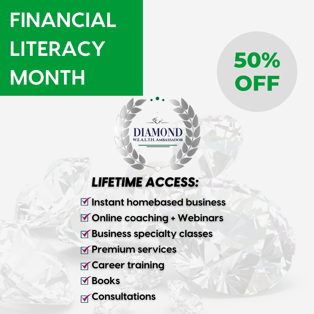 Discounted DIAMOND W.E.A.L.T.H. Ambassador Lifetime Membership - 50% Off - only $2999