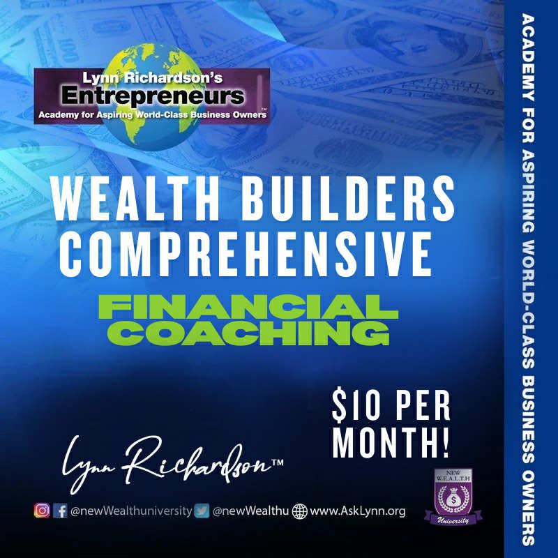 Wealth Builders Comprehensive Financial Coaching - Only $10 After Automatic Discount!