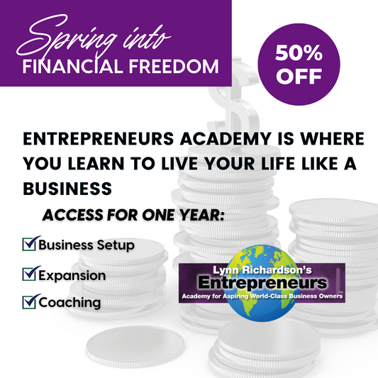 Discounted ANNUAL ENTREPRENEURS ACADEMY - 50% Off - only $399