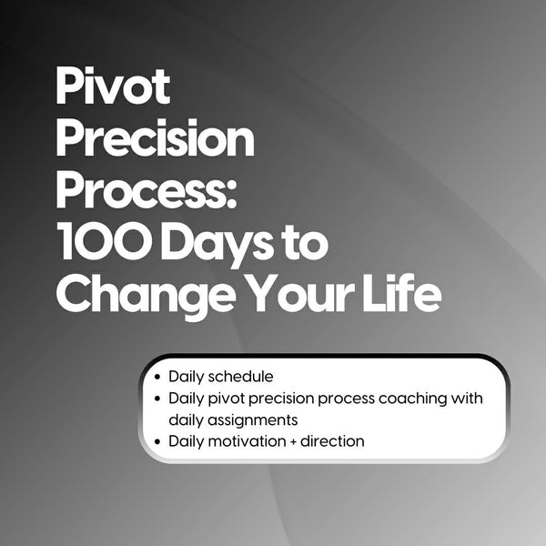 Pivot Precision Process: 100 Days to Change Your Life – Wealth University